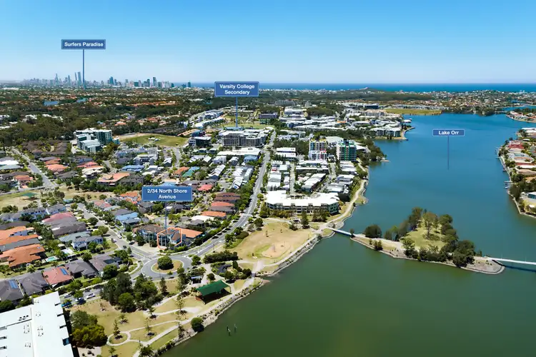 Second view of Homely townhouse listing, 2/34 North Shore Avenue, Varsity Lakes QLD 4227