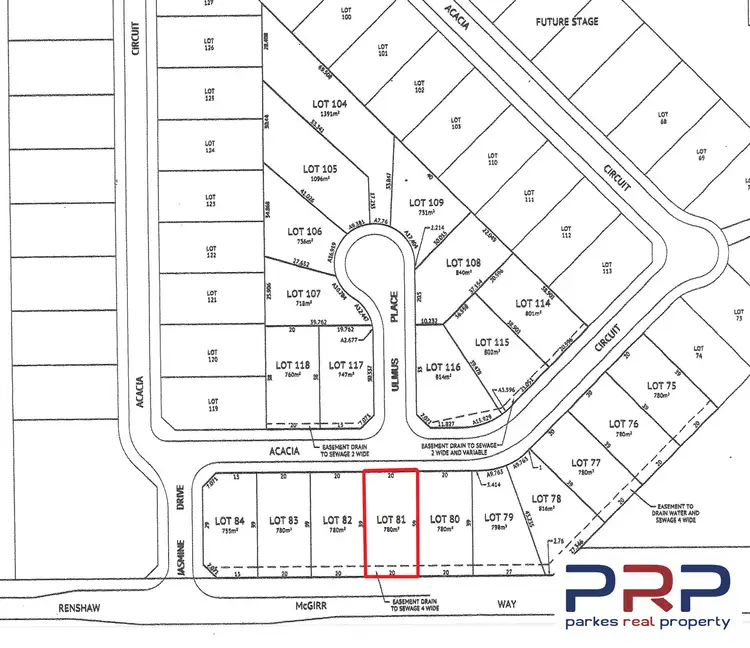 Main view of Homely land listing, LOT 81 Acacia Circuit, Parkes NSW 2870