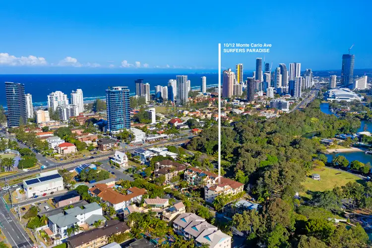 Second view of Homely apartment listing, 10/12 Monte Carlo Avenue, Surfers Paradise QLD 4217