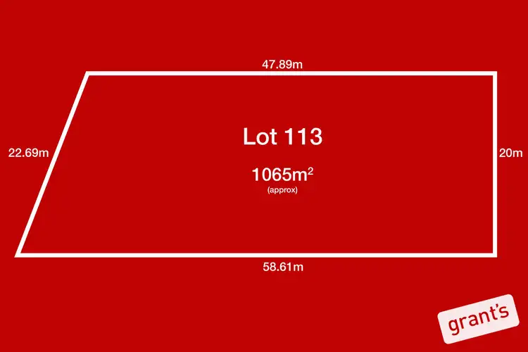 Main view of Homely land listing, LOT 113 Grazia Court, Narre Warren North VIC 3804
