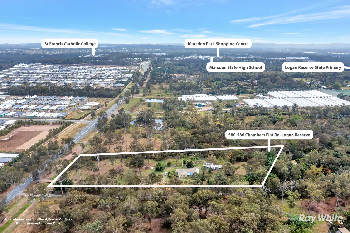 Main view of Homely house listing, 580-586 Chambers Flat Road, Logan Reserve QLD 4133