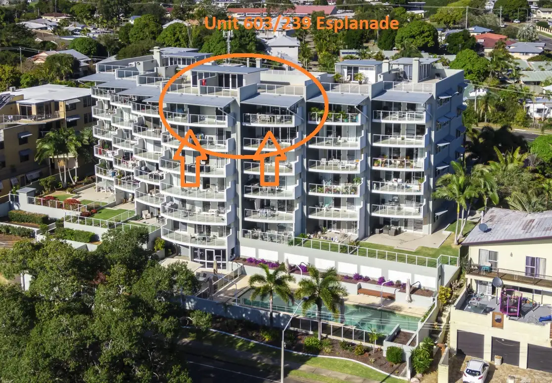 Main view of Homely apartment listing, 603/239 Esplanade, Pialba QLD 4655