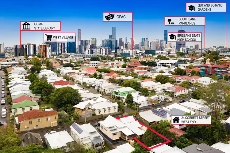Main view of Homely house listing, 24 Corbett Street, West End QLD 4101