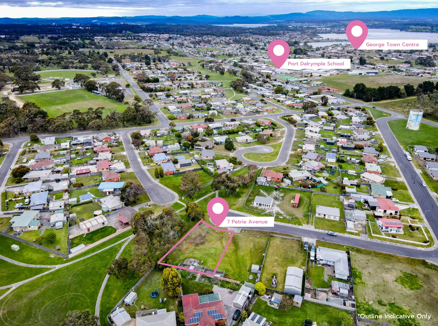 Main view of Homely land listing, 7 Petrie Avenue, George Town TAS 7253