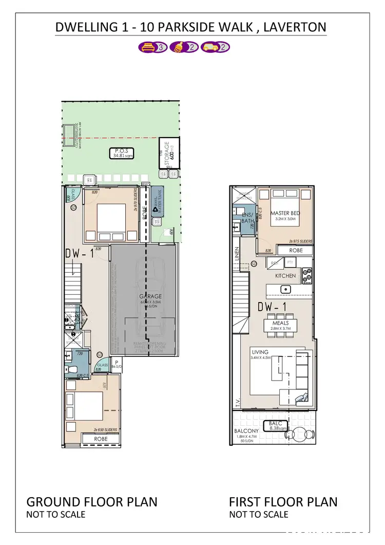 Third view of Homely house listing, 3/99-101 Parkside Walk, Laverton VIC 3028