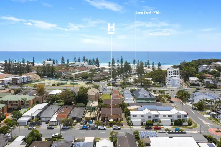 Main view of Homely semi-detached listing, 2/77 Sunshine Parade, Miami QLD 4220