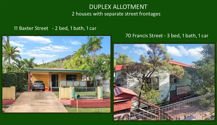 Main view of Homely semi-detached listing, 11 Baxter Street, West End QLD 4810
