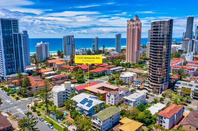 Main view of Homely unit listing, Unit 11/31 Britannia Avenue, Broadbeach QLD 4218