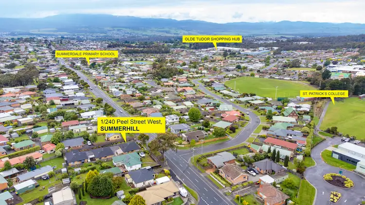 Third view of Homely villa listing, 1/240 Peel Street, Summerhill TAS 7250