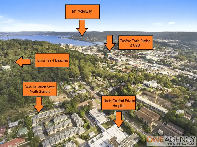 Third view of Homely townhouse listing, 34/8-10 Jarrett Street, North Gosford NSW 2250