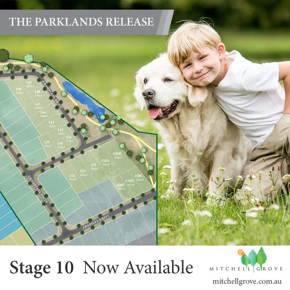 Main view of Homely land listing, Lot 150B Mitchell Grove, Parklands Release, Moe VIC 3825