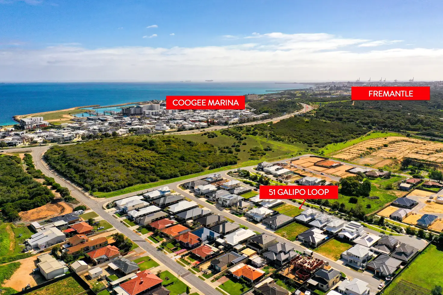 Main view of Homely land listing, 51 Galipo Loop, Coogee WA 6166