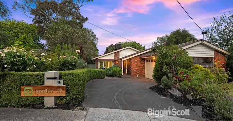 Main view of Homely house listing, 3 Jennifer Court, Vermont South VIC 3133
