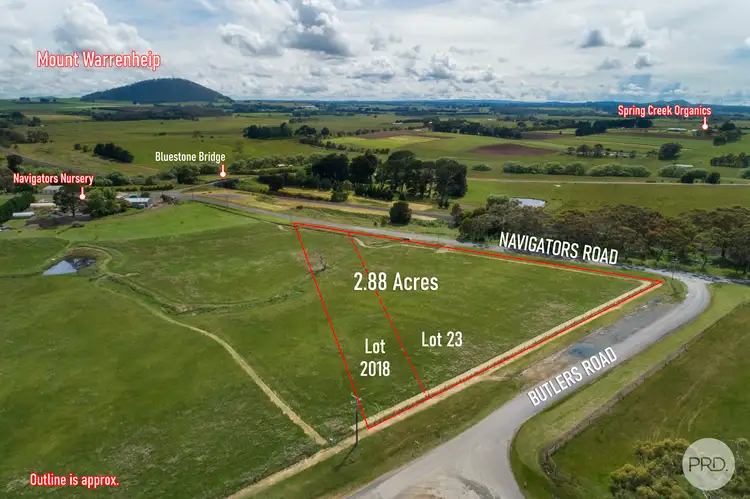 Second view of Homely land listing, LOT 23 & 2018, Part of 410 Navigators Road, Navigators VIC 3352