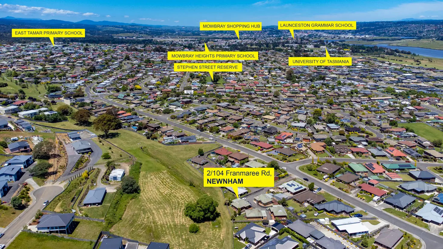 Main view of Homely unit listing, 2/104 Franmaree Rd, Newnham TAS 7248