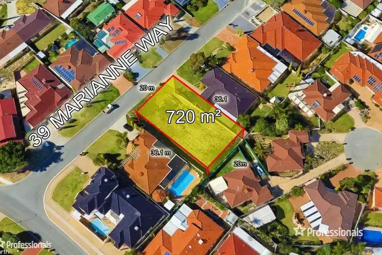 Third view of Homely land listing, 39 Marianne Way, Alexander Heights WA 6064