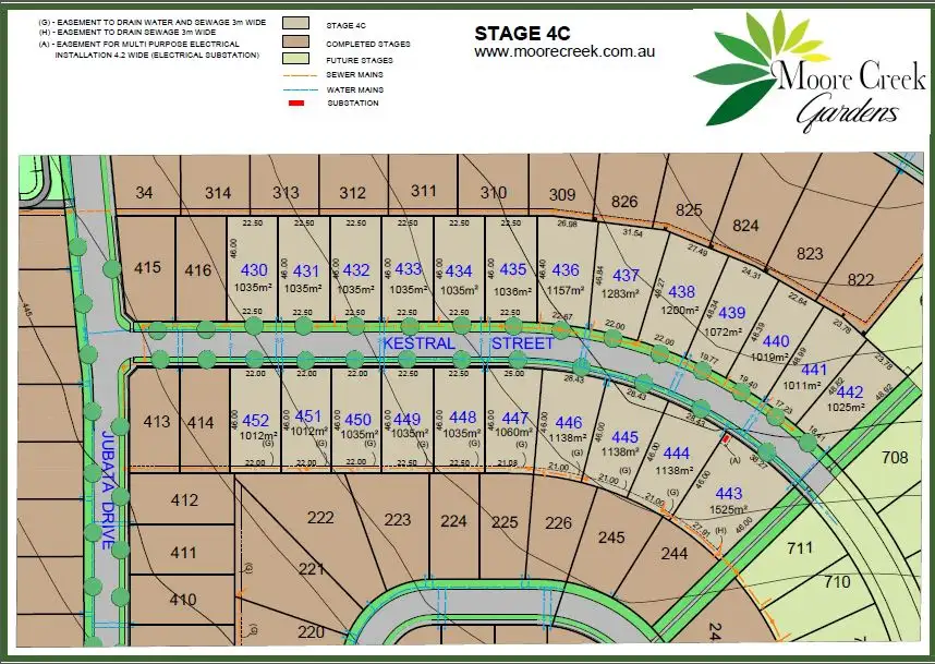 Main view of Homely land listing, Lot 447 Moore Creek Gardens, Tamworth NSW 2340
