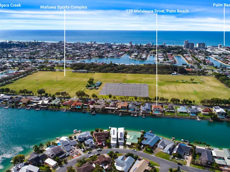 Main view of Homely house listing, 120 Melaleuca Drive, Palm Beach QLD 4221