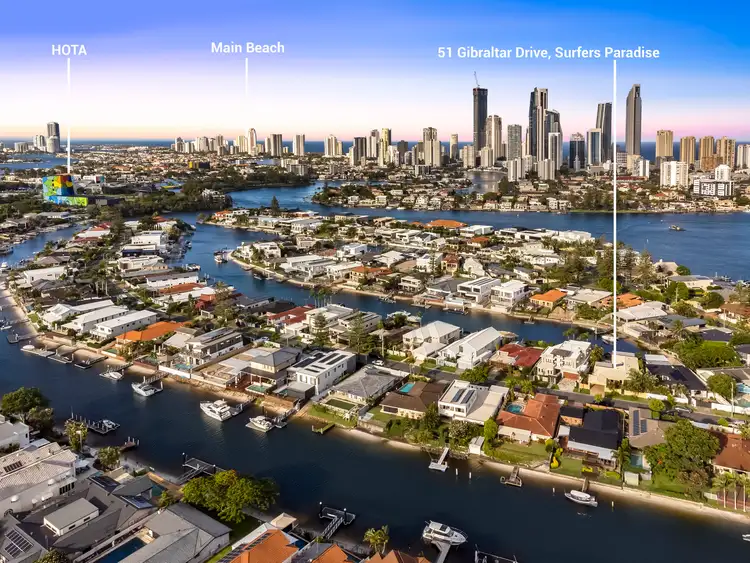 Main view of Homely house listing, 51 Gibraltar Drive, Surfers Paradise QLD 4217