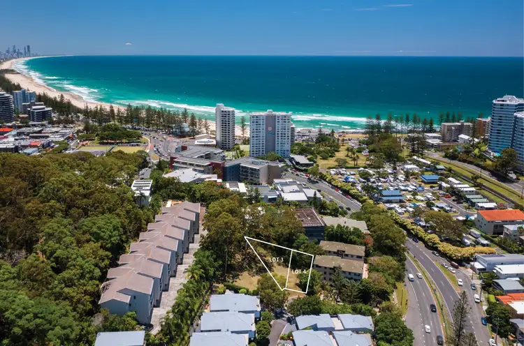 Main view of Homely land listing, Lots 3 & 4 Burrabee Street, Burleigh Heads QLD 4220