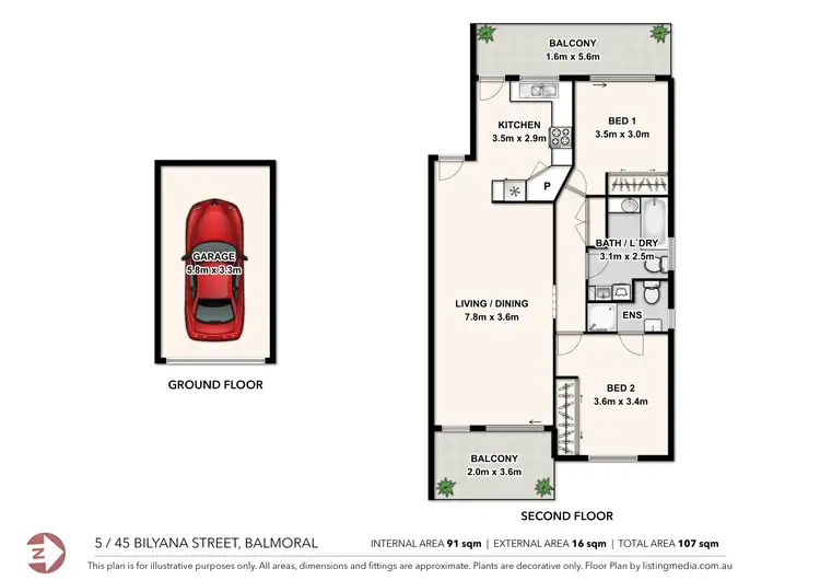 Seventh view of Homely unit listing, 5/45 Bilyana Street, Balmoral QLD 4171