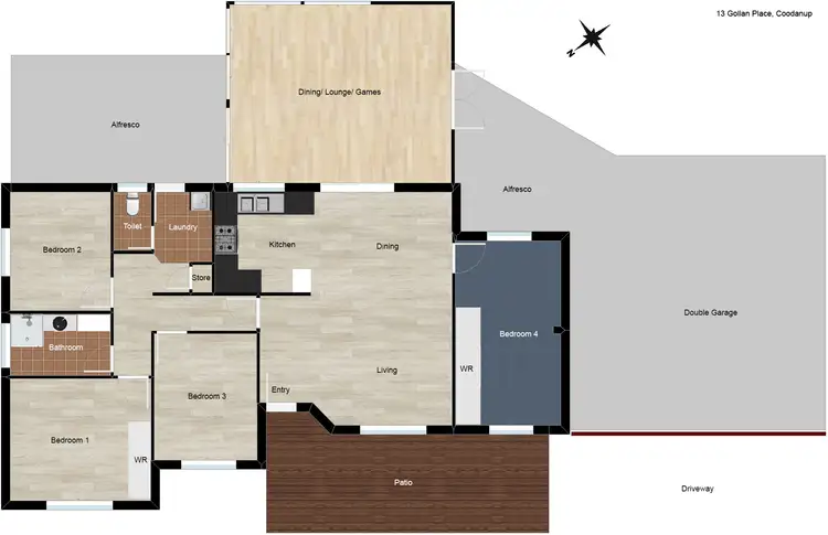 Fourth view of Homely house listing, 13 Gollan Place, Coodanup WA 6210