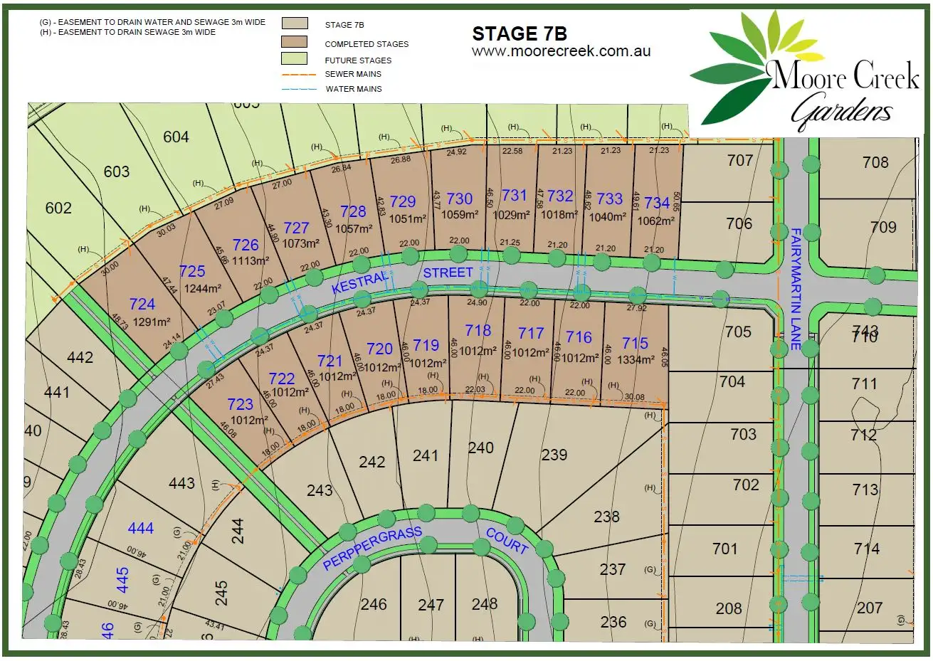 Main view of Homely land listing, Lot 727 Moore Creek Gardens, Tamworth NSW 2340