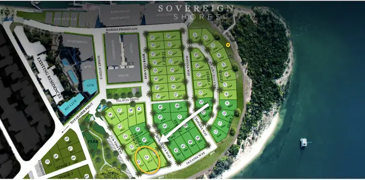 Main view of Homely land listing, 10 Oceania Way (Lot 51 Sovereign Shores), Paradise Point QLD 4216