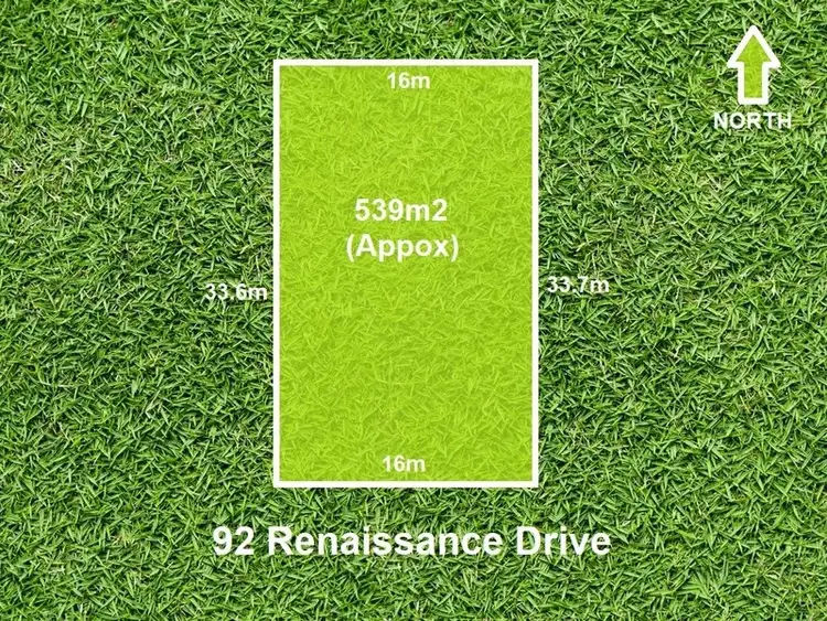 Main view of Homely land listing, 92 Renaissance Drive, Strathtulloh VIC 3338