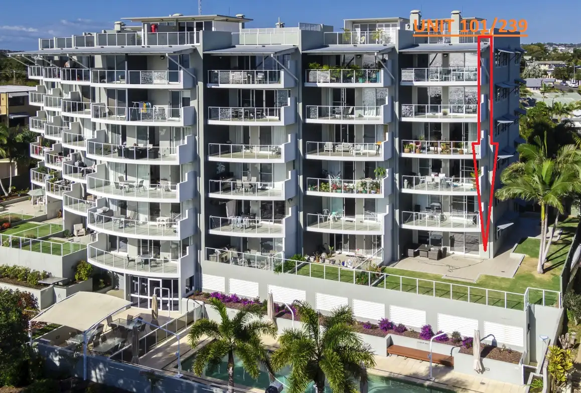 Main view of Homely apartment listing, 101/239 Esplanade, Pialba QLD 4655