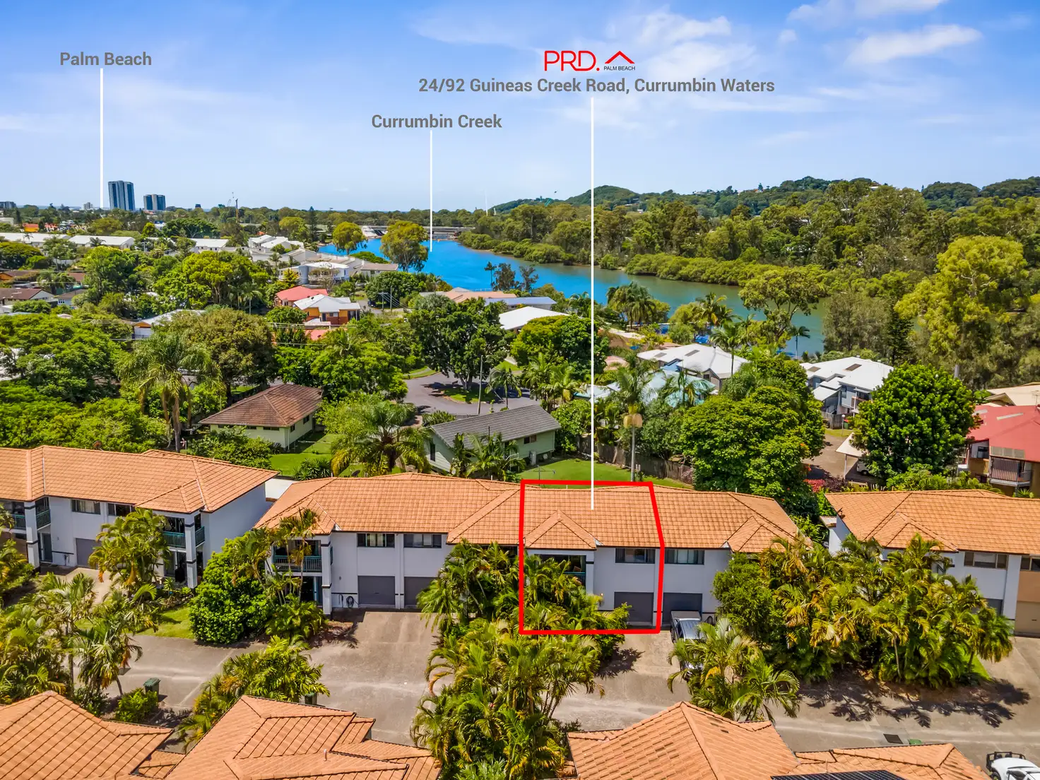 Main view of Homely townhouse listing, 24/92 Guineas Creek Road, Currumbin Waters QLD 4223
