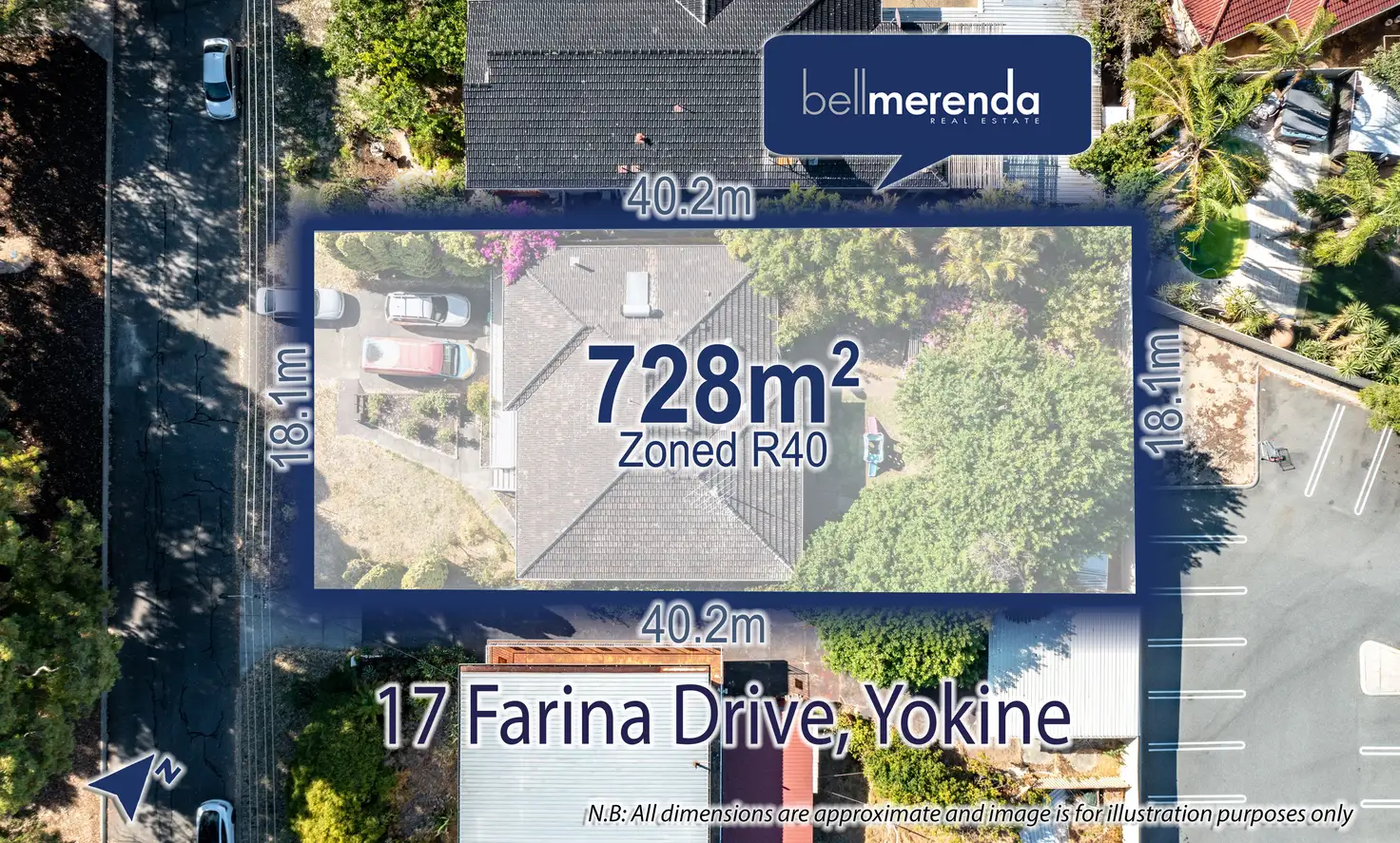 Main view of Homely house listing, 17 Farina Drive, Yokine WA 6060