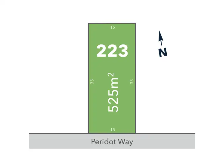 Third view of Homely land listing, LOT 223 Peridot Way, Alfredton VIC 3350