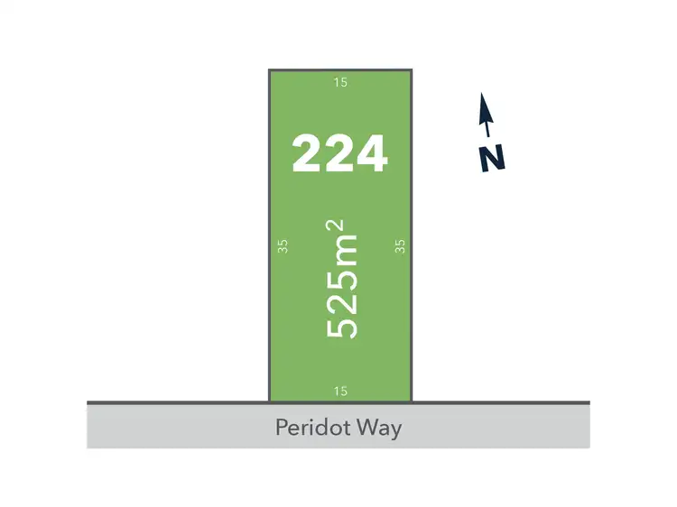 Third view of Homely land listing, LOT 224 Peridot Way, Alfredton VIC 3350