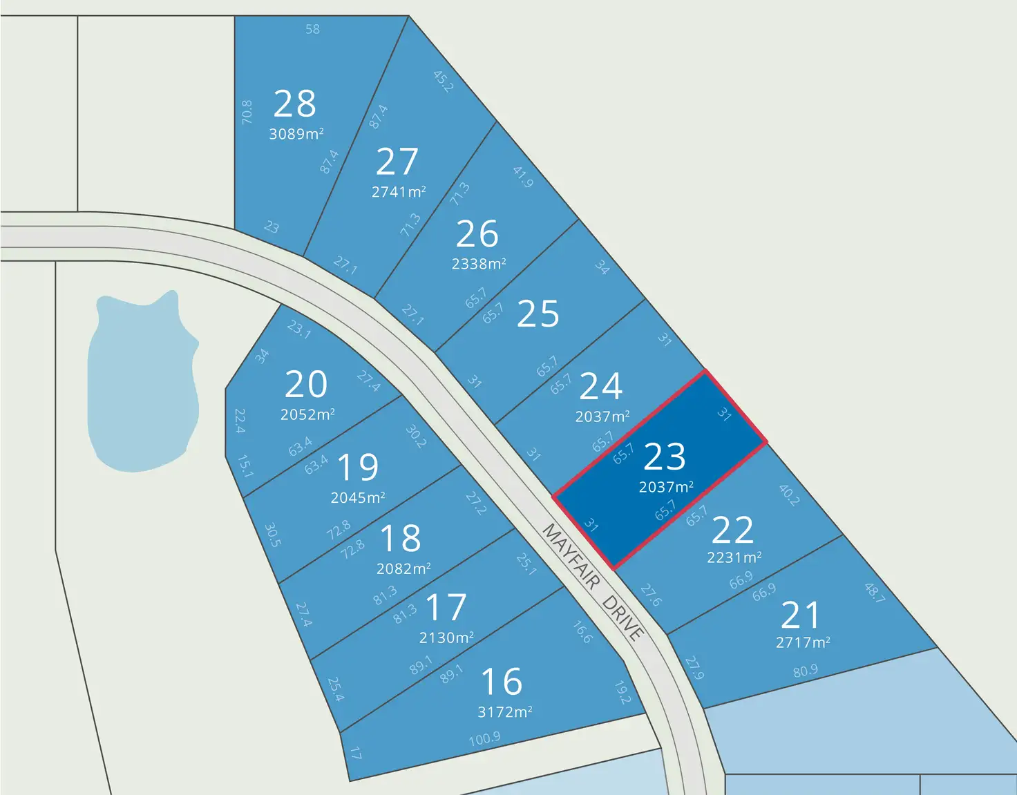 Main view of Homely land listing, Lot 23 Mayfair Drive, Benalla VIC 3672