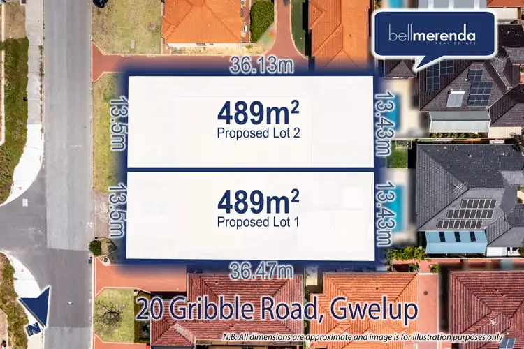 Main view of Homely land listing, 20 (Lot 2) Gribble Road, Gwelup WA 6018