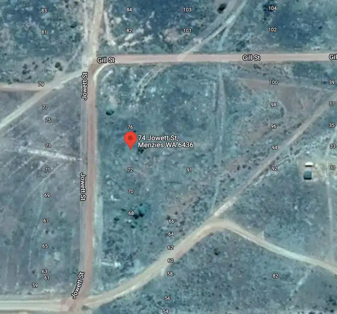 Main view of Homely land listing, 74 Jowett Street, Menzies WA 6436