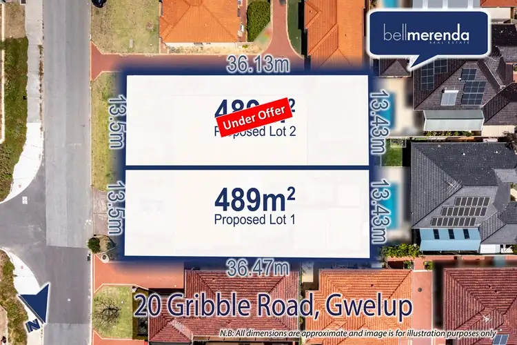 Main view of Homely land listing, 20 (Lot 1) Gribble Road, Gwelup WA 6018
