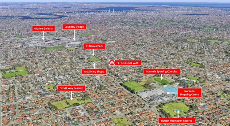 Third view of Homely house listing, 9 Holilond Way, Morley WA 6062