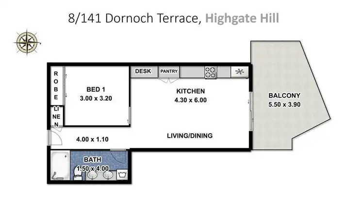 Fifth view of Homely apartment listing, 8/141-145 Dornoch Terrace, Highgate Hill QLD 4101