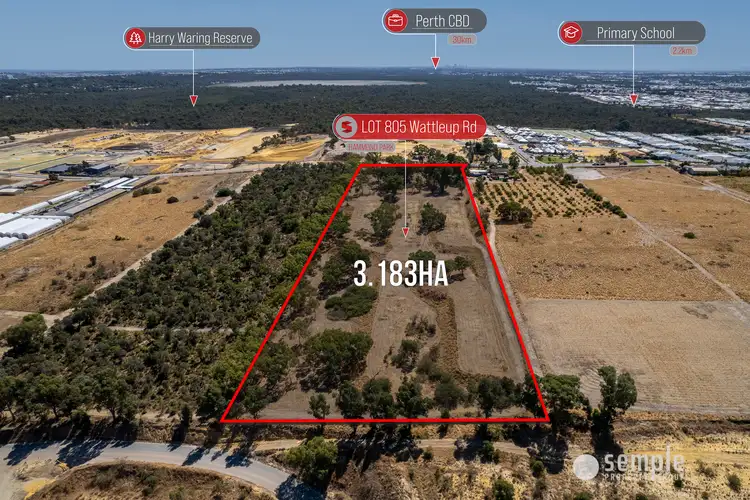 Main view of Homely land listing, Lot 805 Wattleup Road, Hammond Park WA 6164