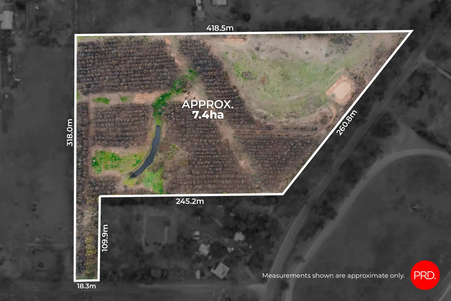 Main view of Homely land listing, 1445 Calder Alternative Highway, Marong VIC 3515