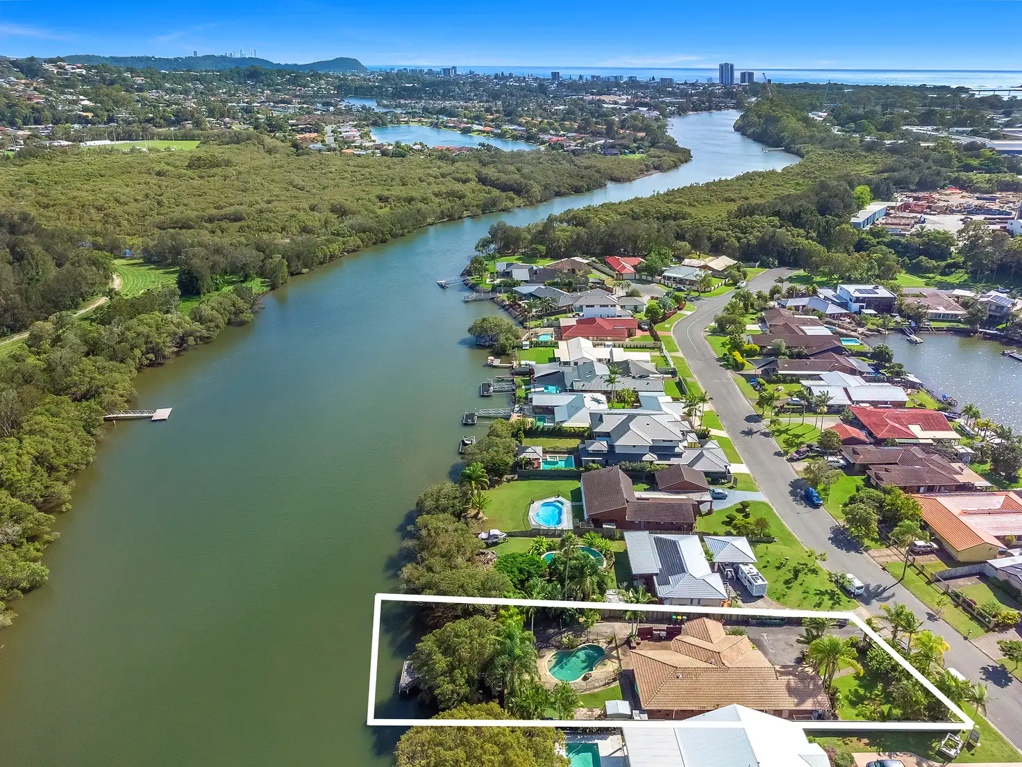 Main view of Homely house listing, 21 Chown Avenue, Currumbin Waters QLD 4223