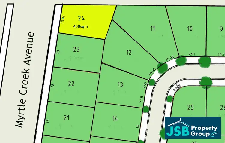 Main view of Homely land listing, LOT 24a, 105 Myrtle Creek Avenue, Tahmoor NSW 2573