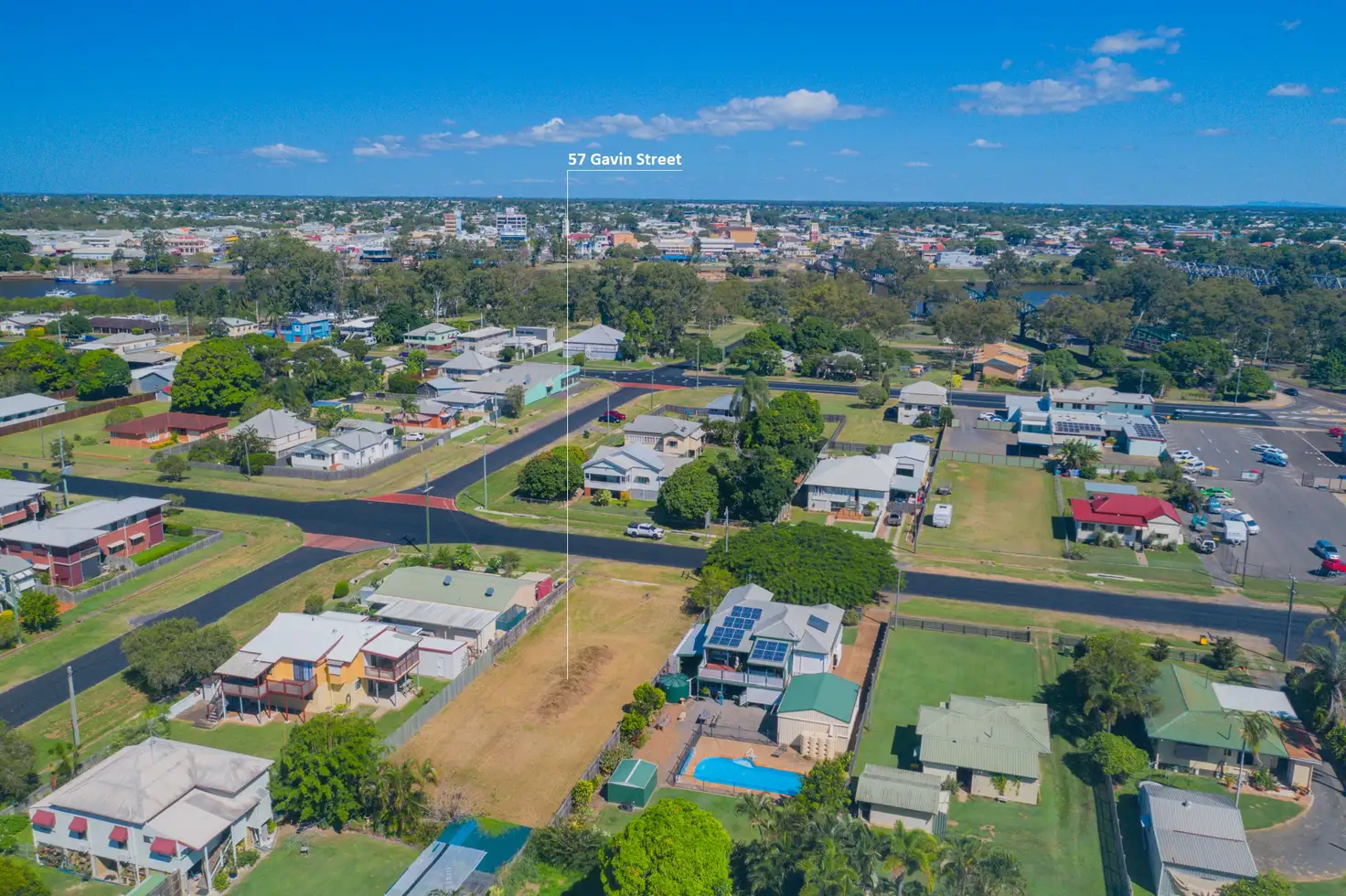 Main view of Homely land listing, 57 Gavin Street, Bundaberg North QLD 4670