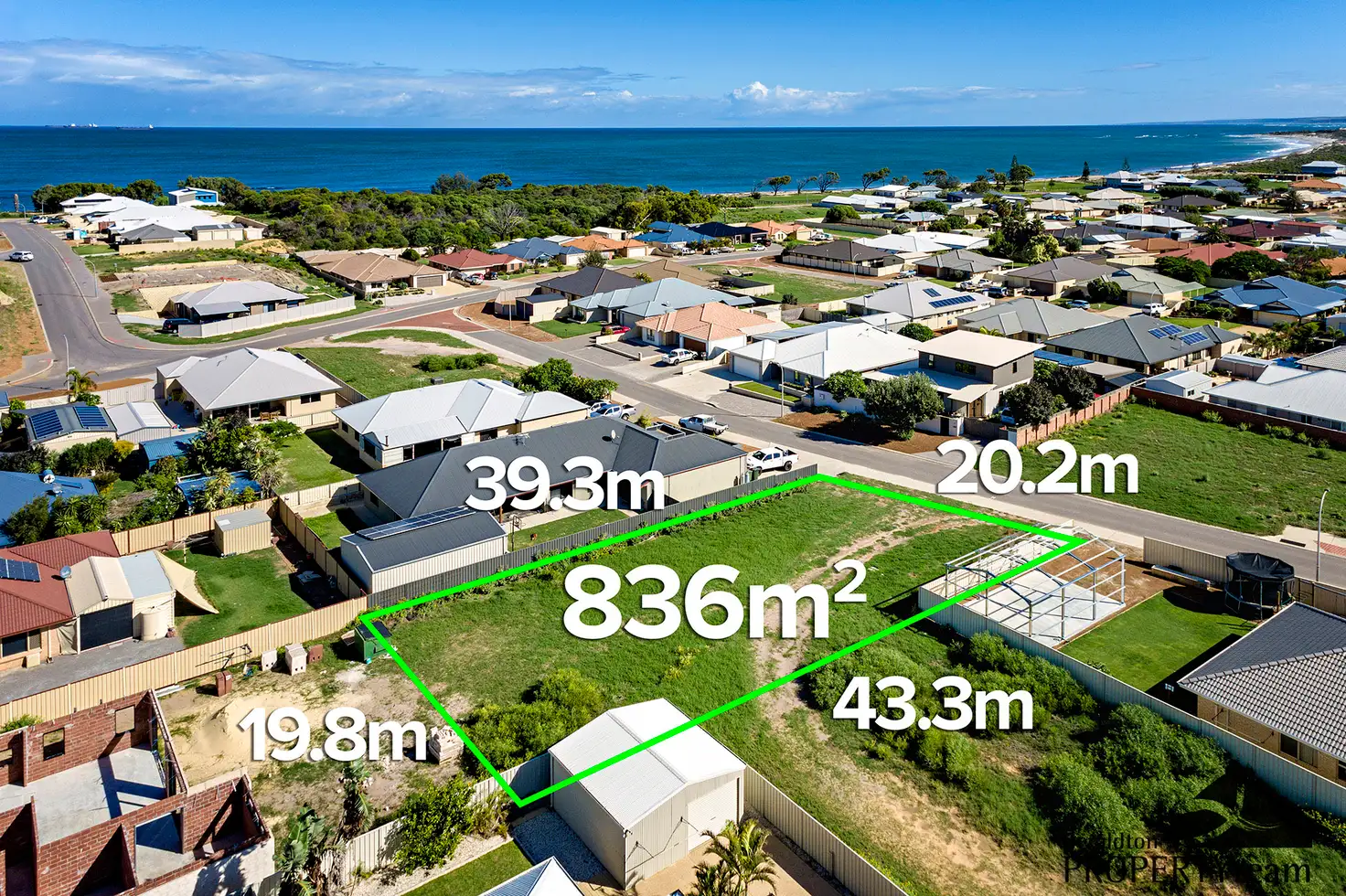 Main view of Homely land listing, 8 Starboard Way, Drummond Cove WA 6532