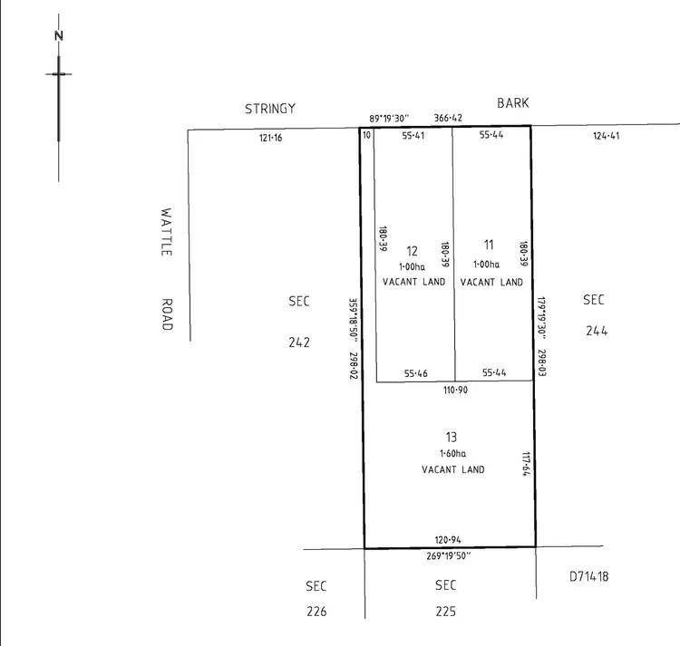 Third view of Homely land listing, LOT 11 & 12, Section 243 Stringy Bark Drive, Millicent SA 5280