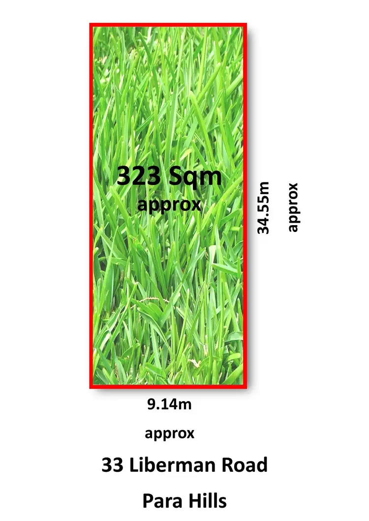 Main view of Homely land listing, LOT B, 33 Liberman Road, Para Hills SA 5096