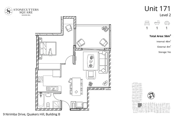 Second view of Homely apartment listing, 171/9 Nirimba Drive, Quakers Hill NSW 2763