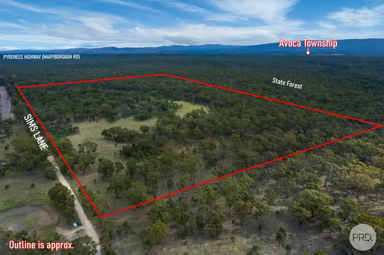 Main view of Homely land listing, LOT 13A Sims Lane, Avoca VIC 3467